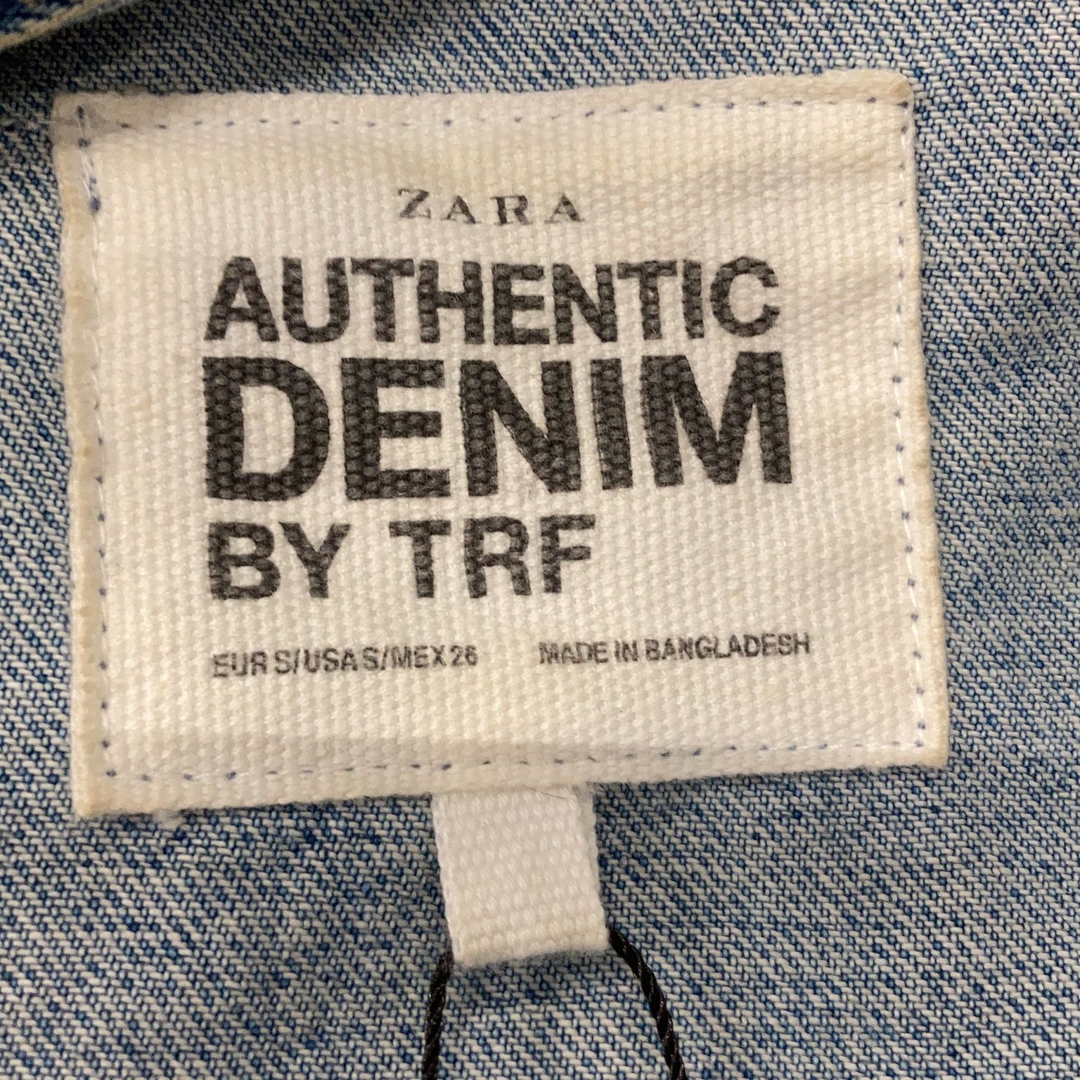 Zara Authentic Denim by TRF