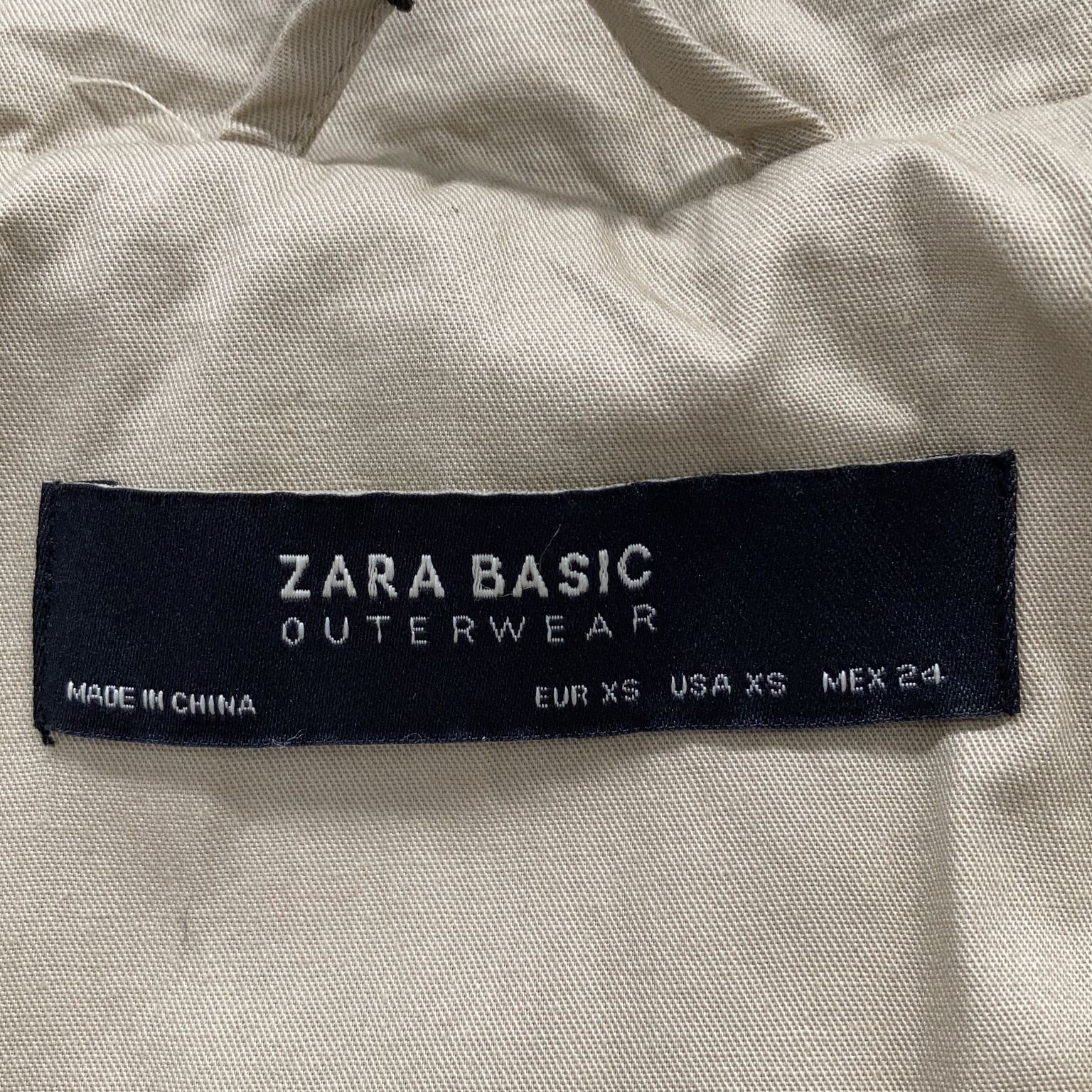 Zara Basic Outerwear