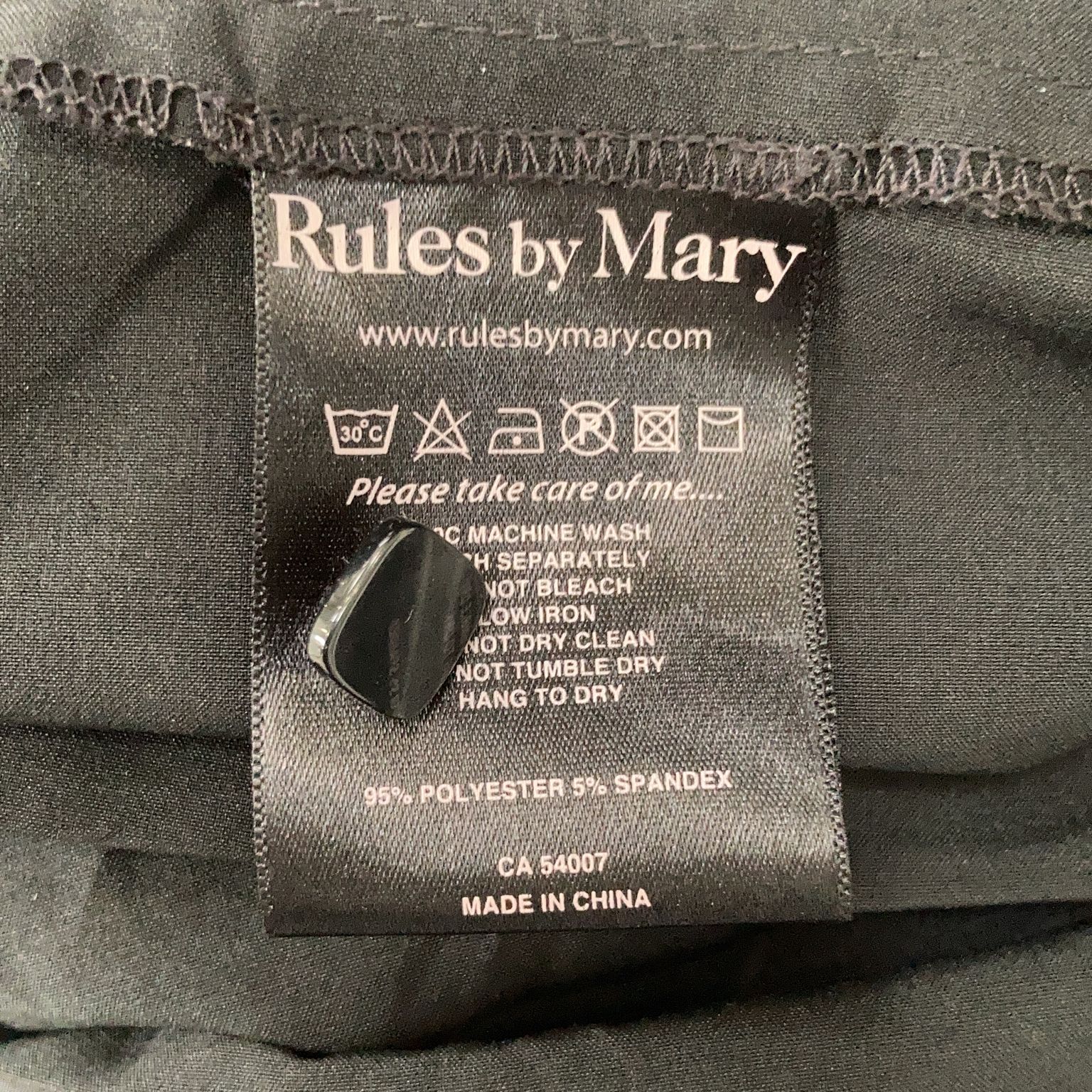 Rules by Mary