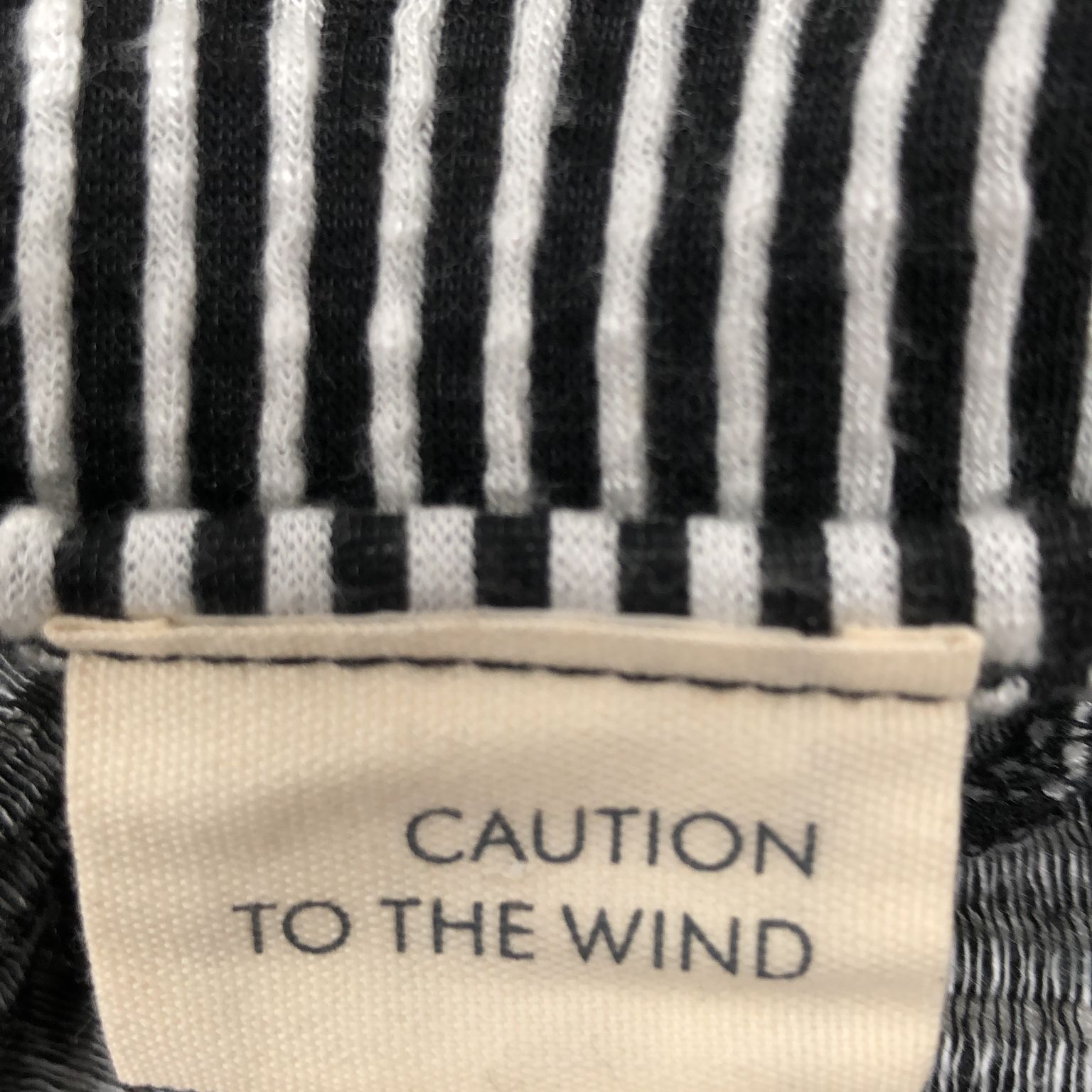 Caution To the Wind