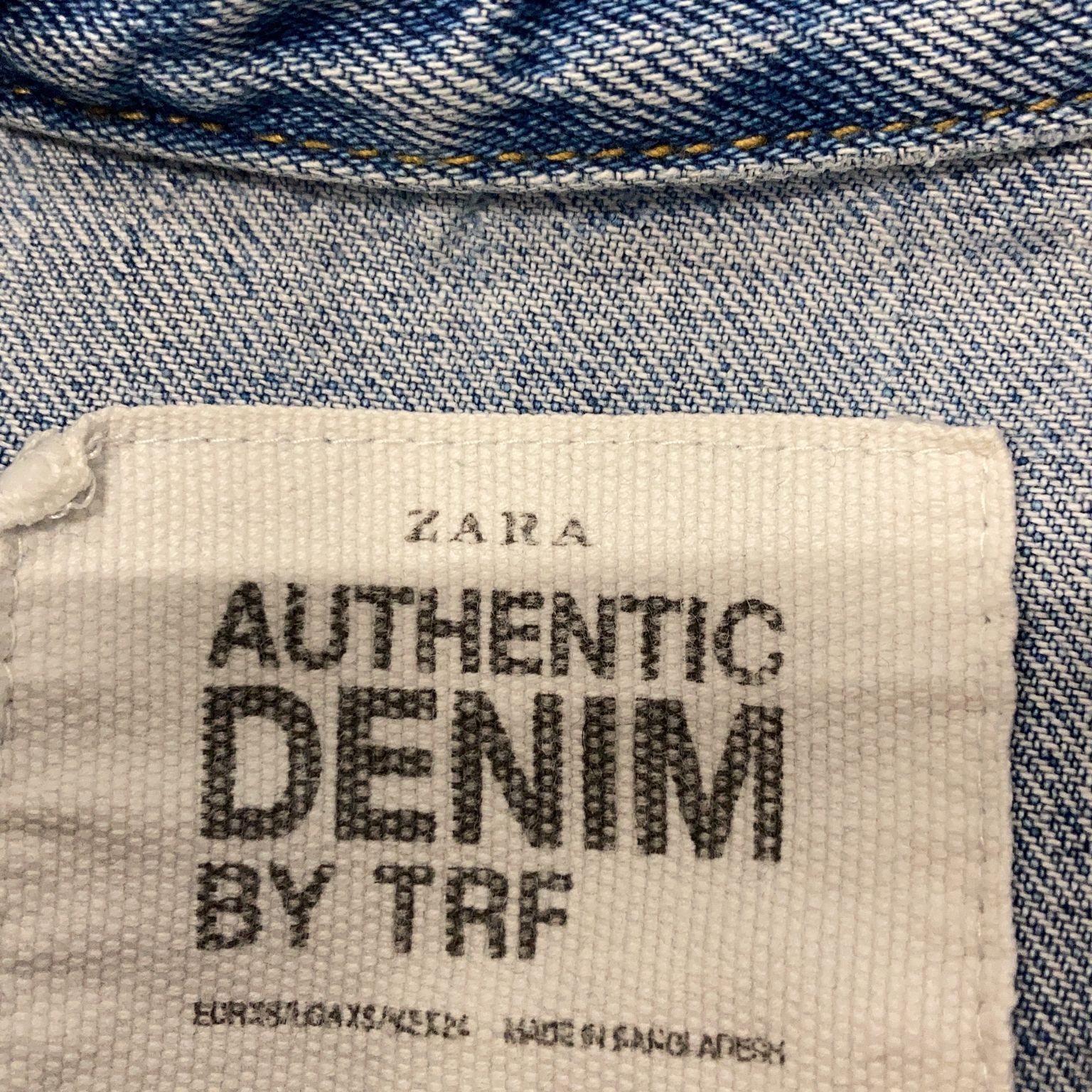 Zara Authentic Denim by TRF