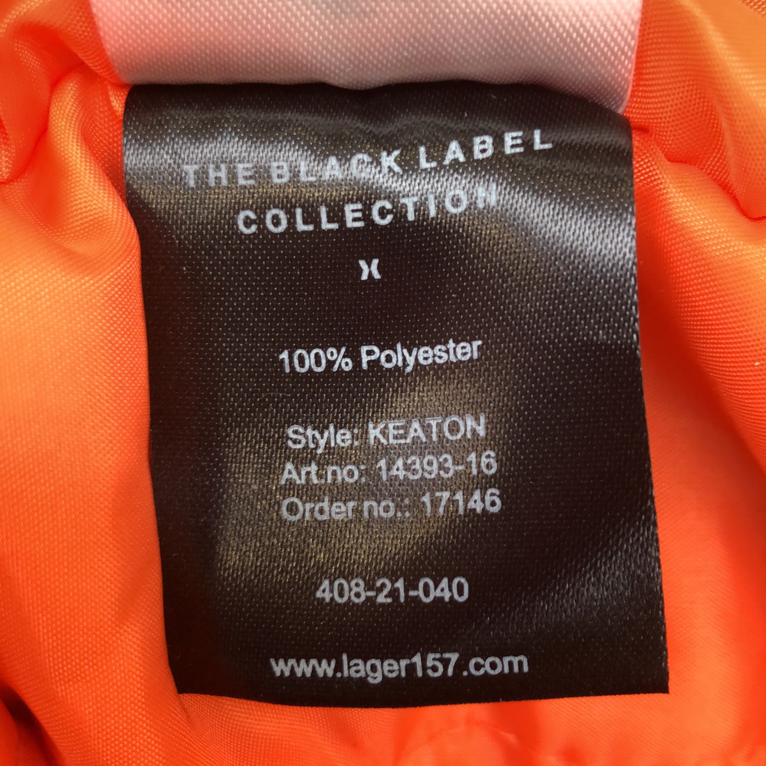 The Black Label Collection Lager 157