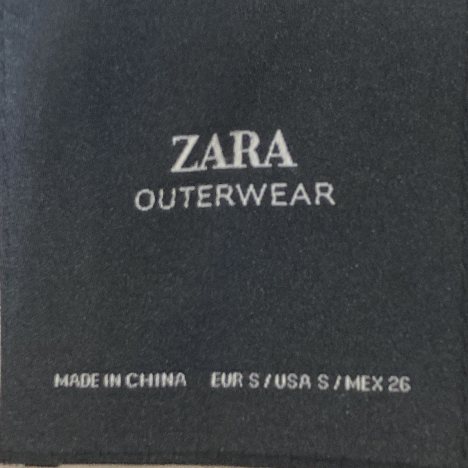 Zara Outerwear