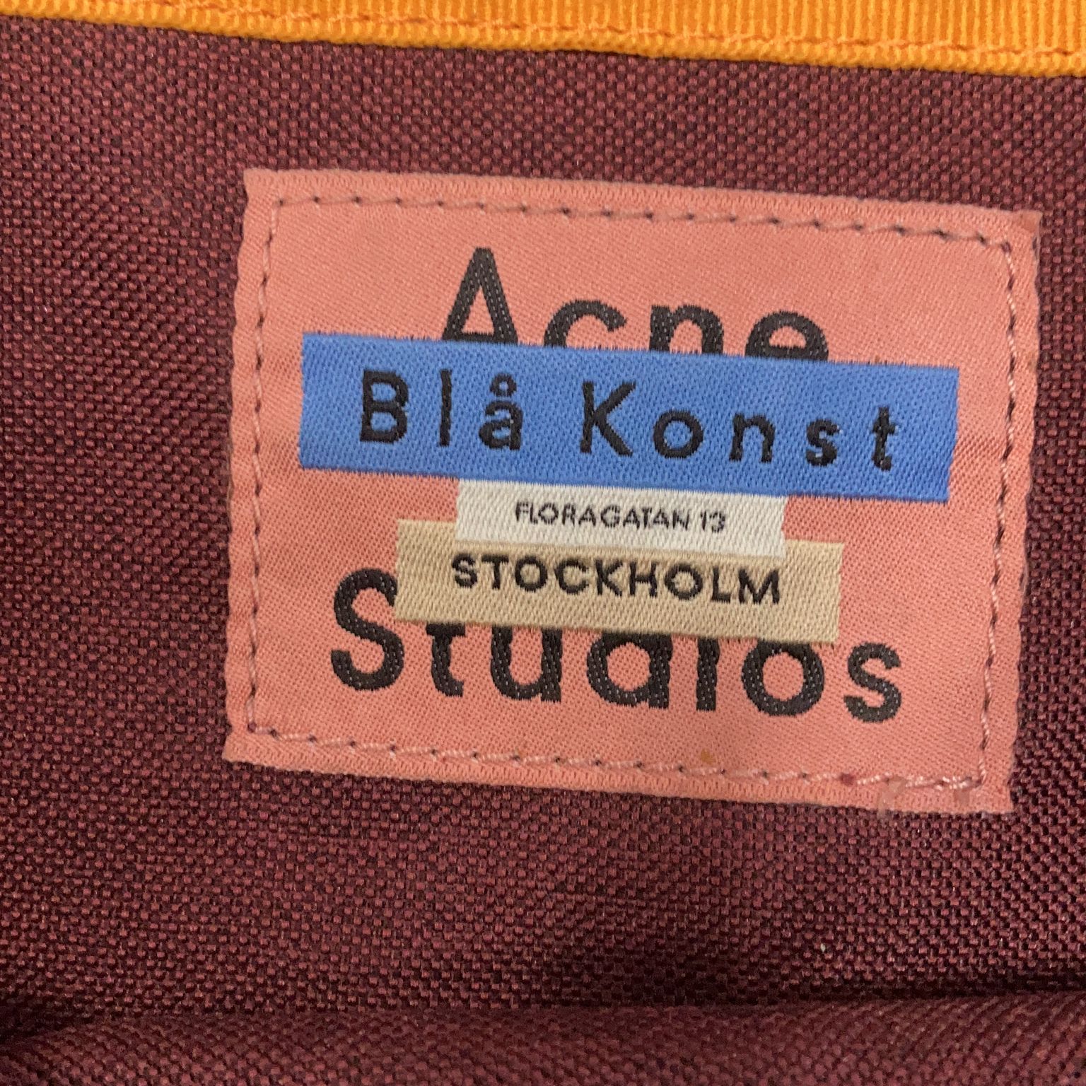 Acne Studios Blå Konst