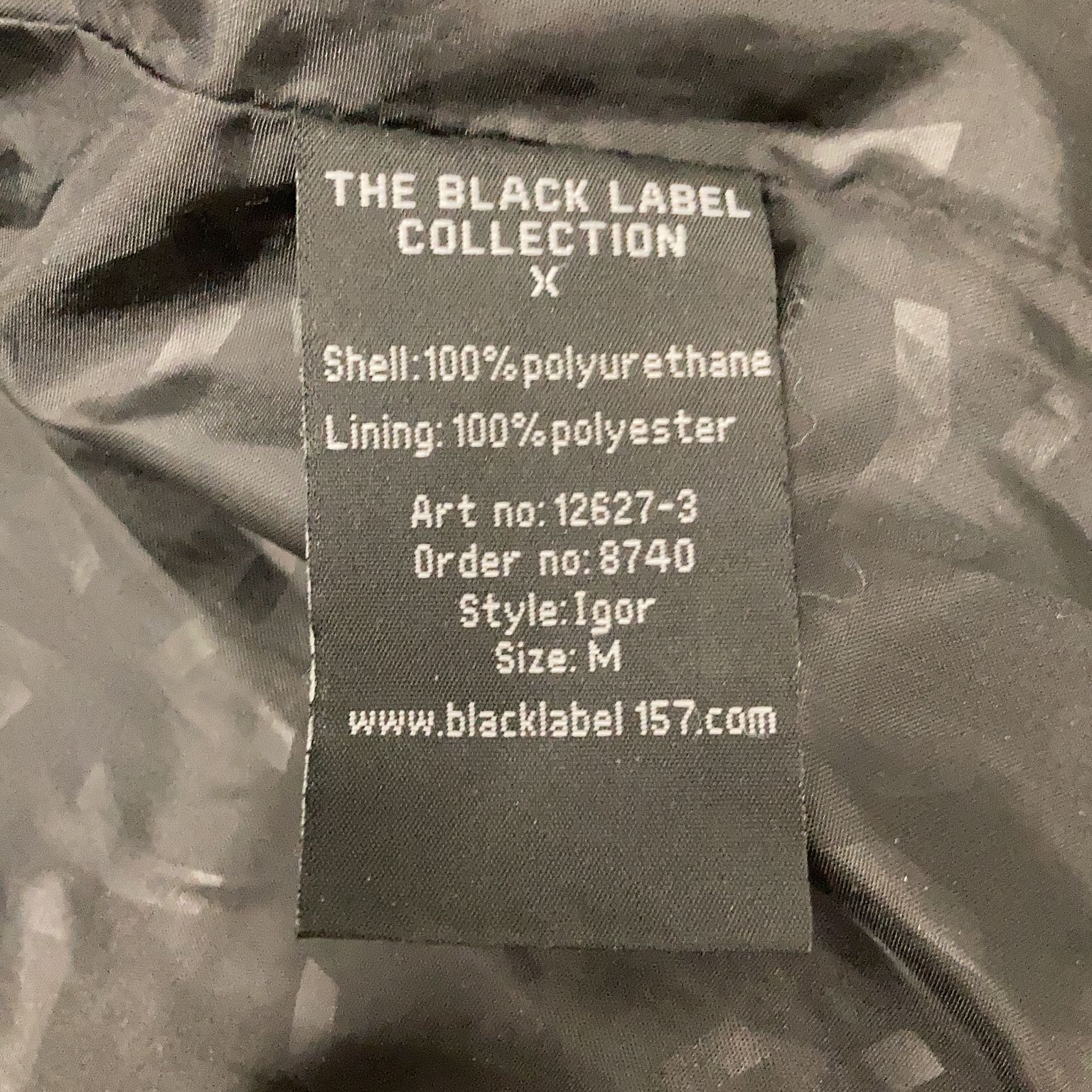 The Black Label Collection Lager 157