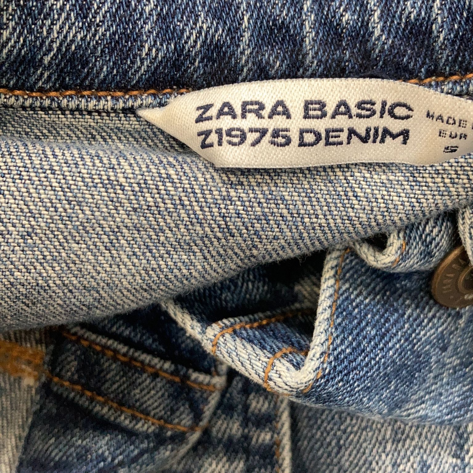 Zara Basic Z1975 Denim