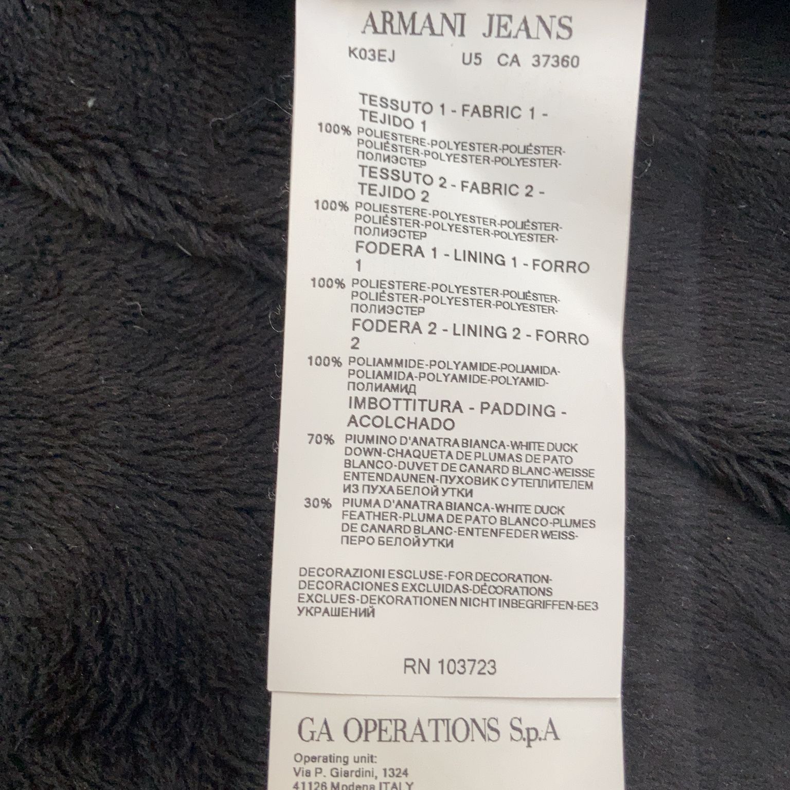 Armani Jeans