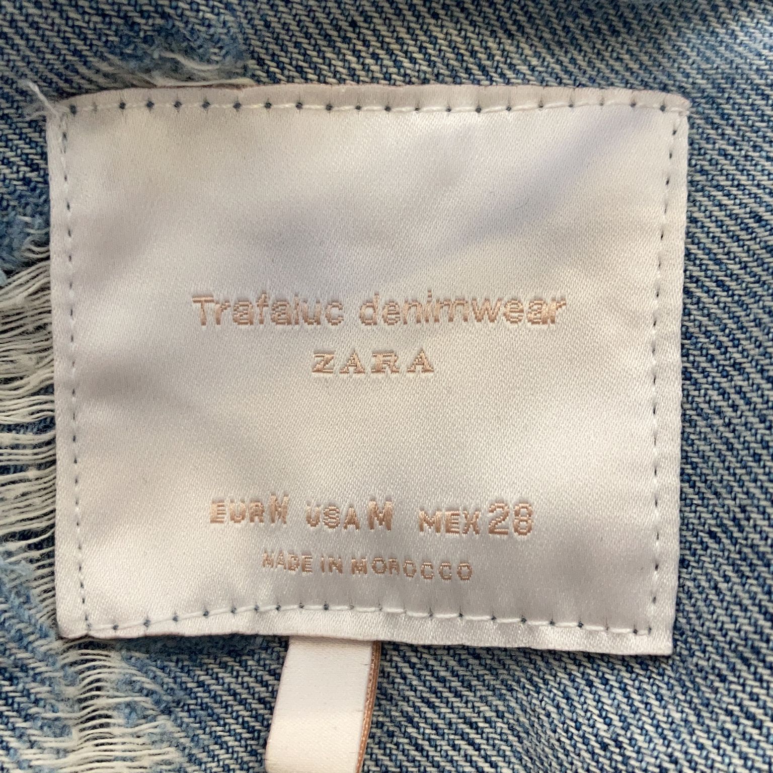 Zara Trafaluc Denim Wear