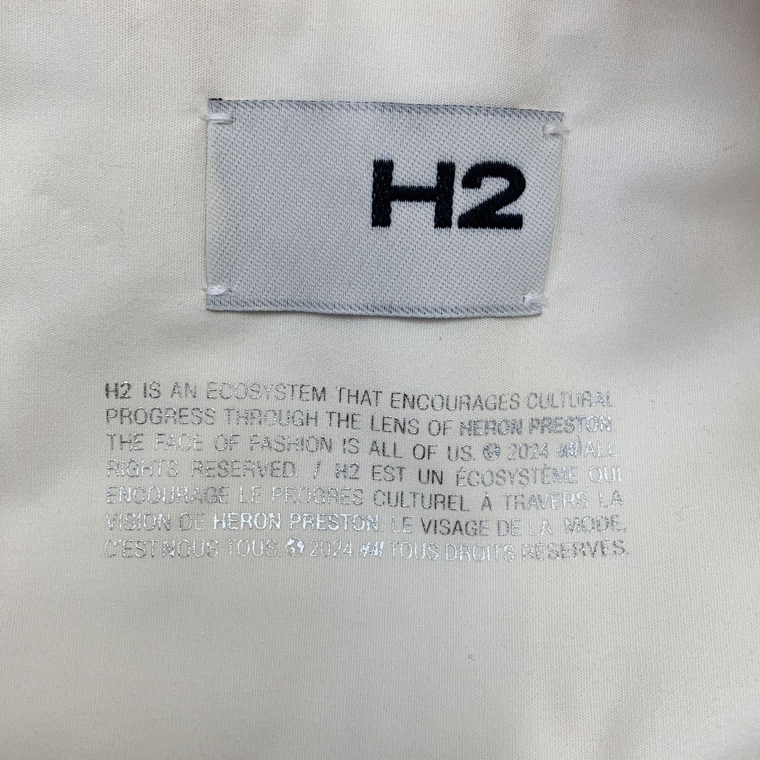 H2 by Heron Preston and HM