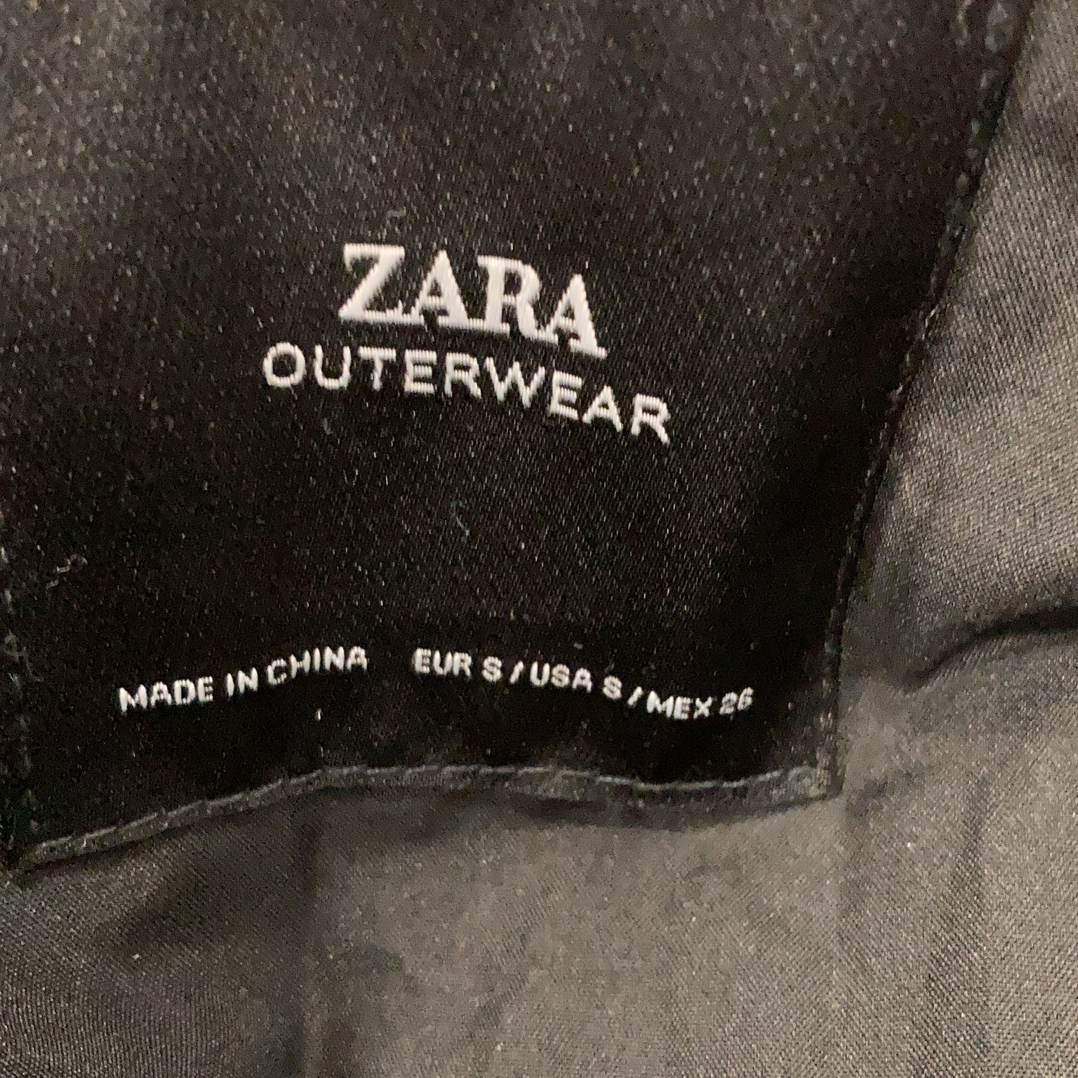 Zara Outerwear