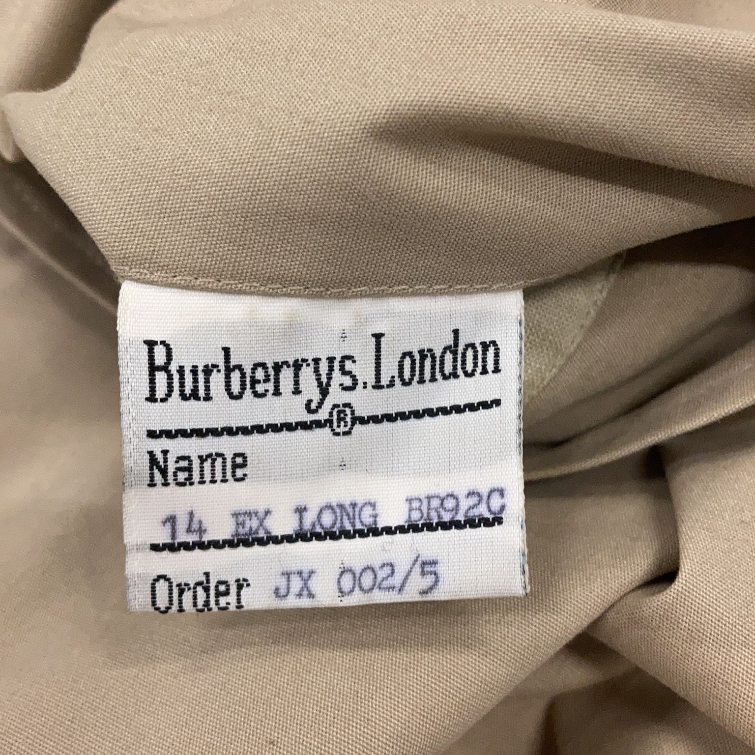 Burberrys