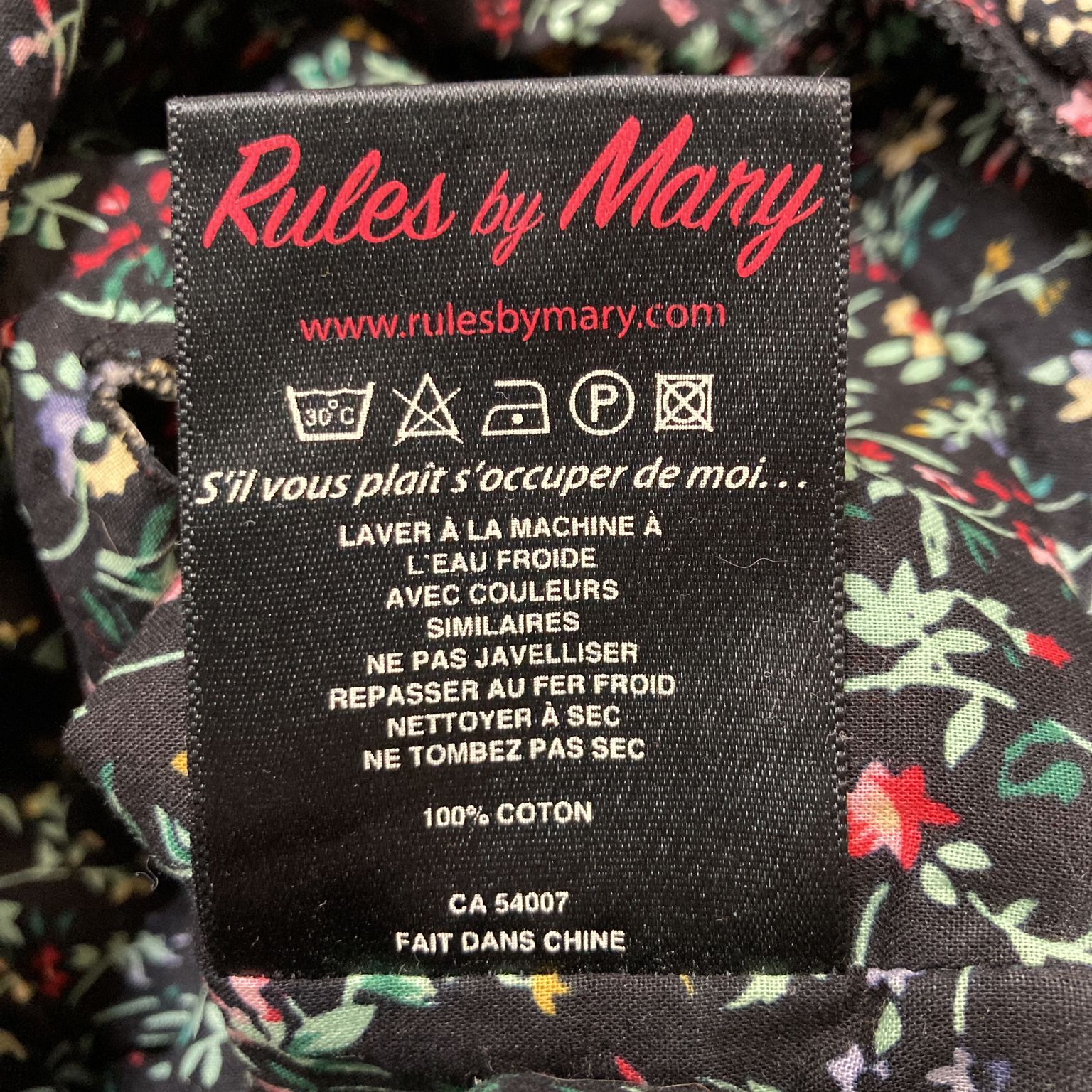 Rules by Mary