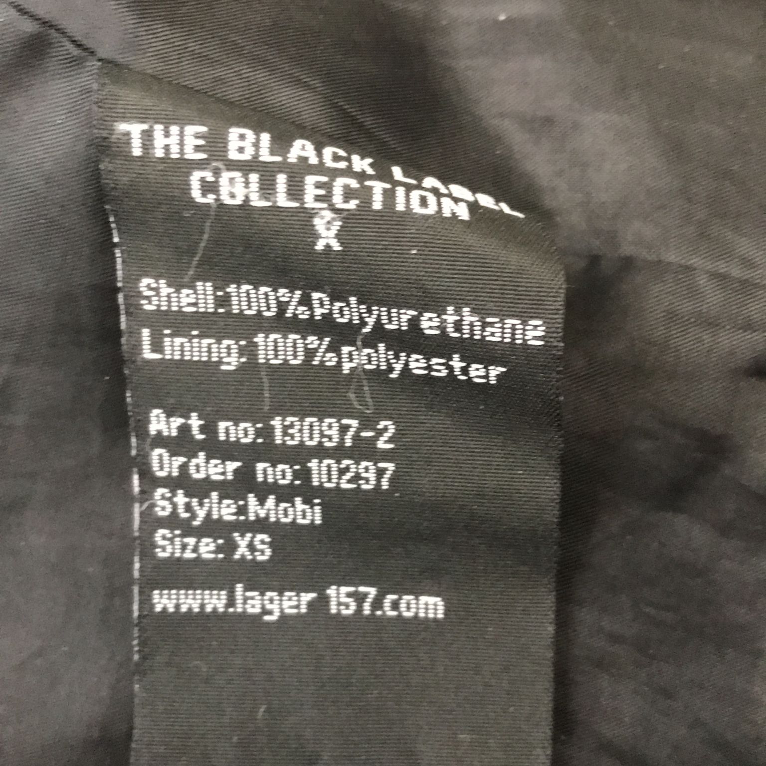 The Black Label Collection Lager 157