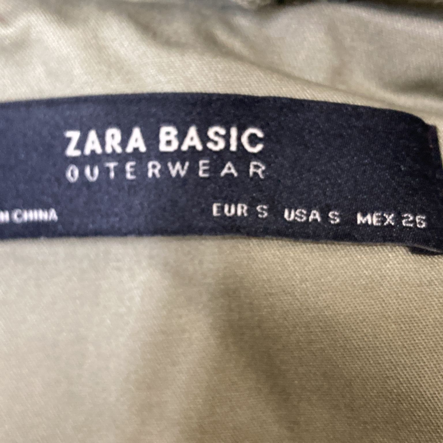 Zara Basic Outerwear