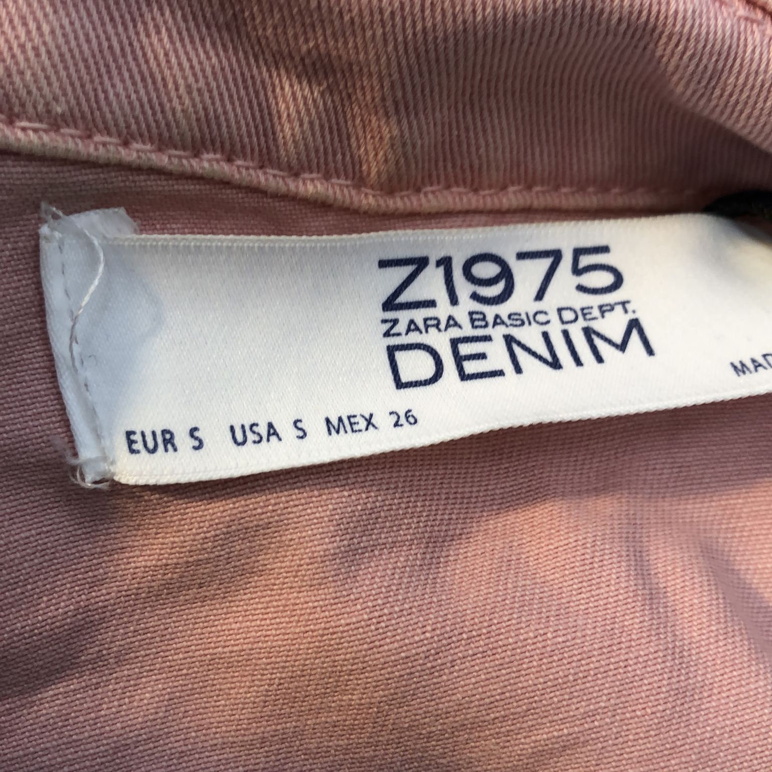 Zara Z1975 Denim