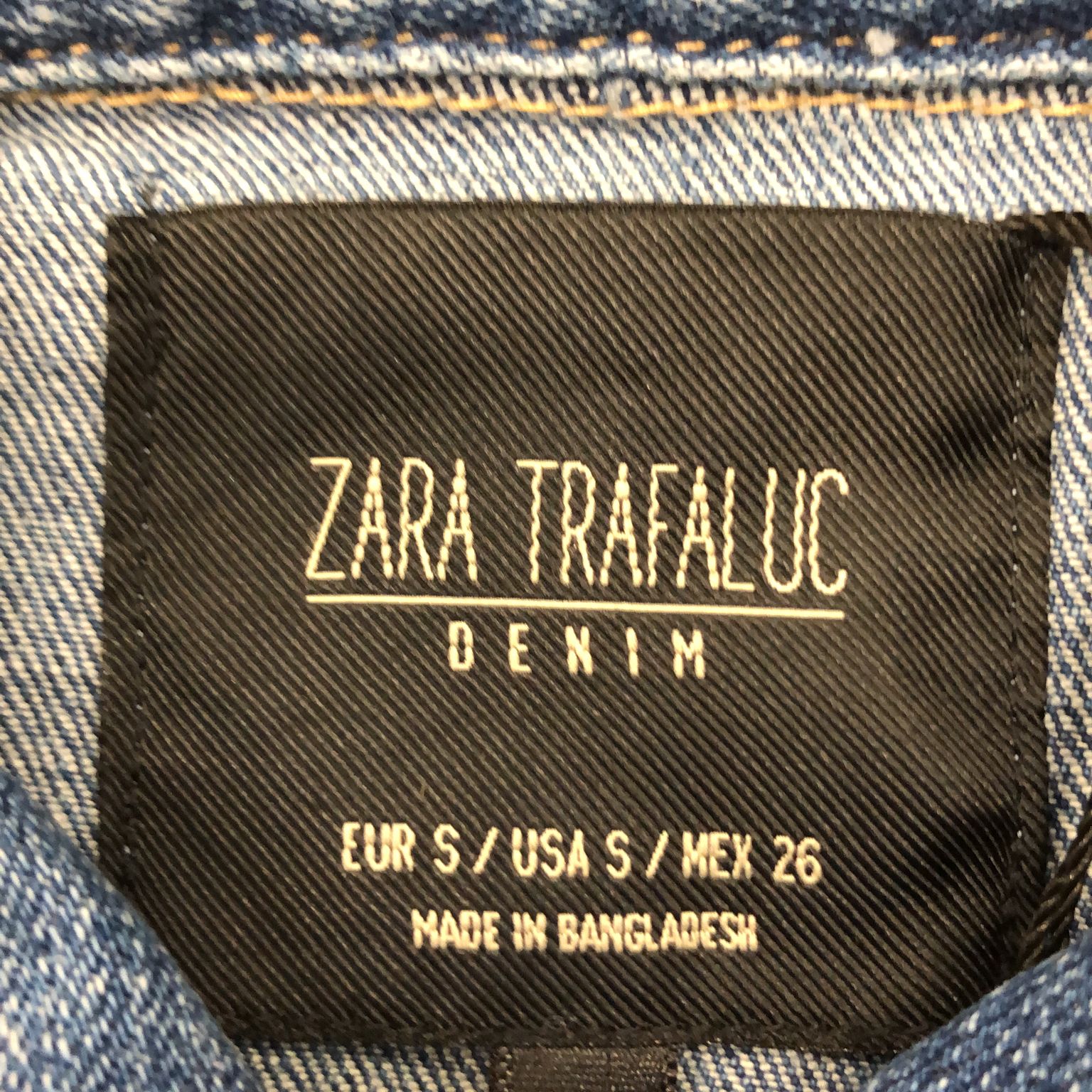 Zara Trafaluc Denim Makers