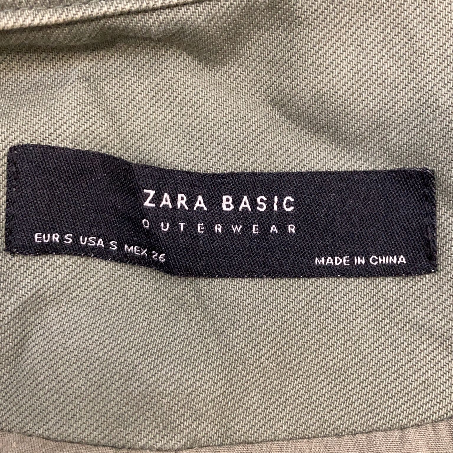 Zara Basic Outerwear