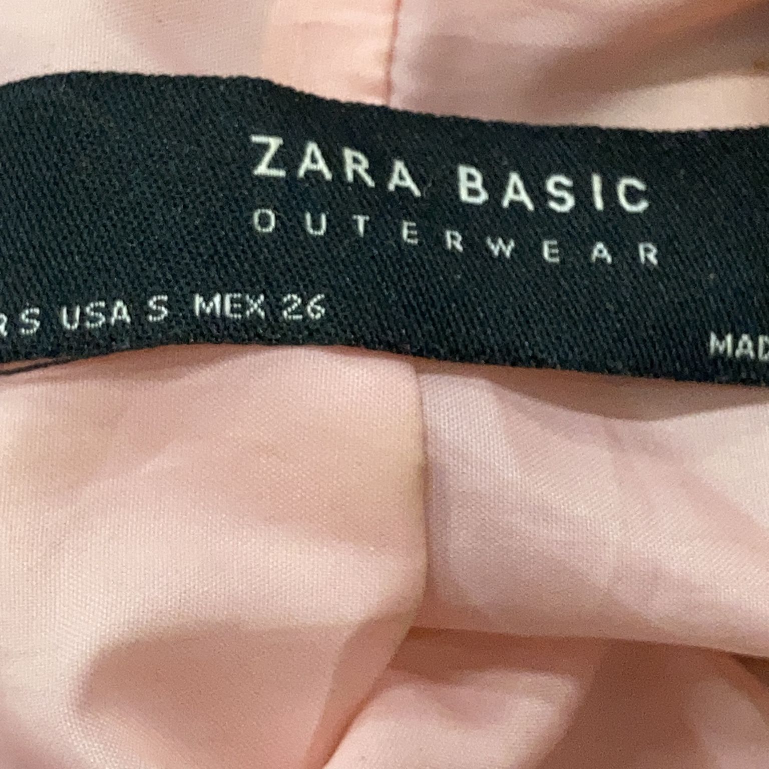 Zara Basic Outerwear