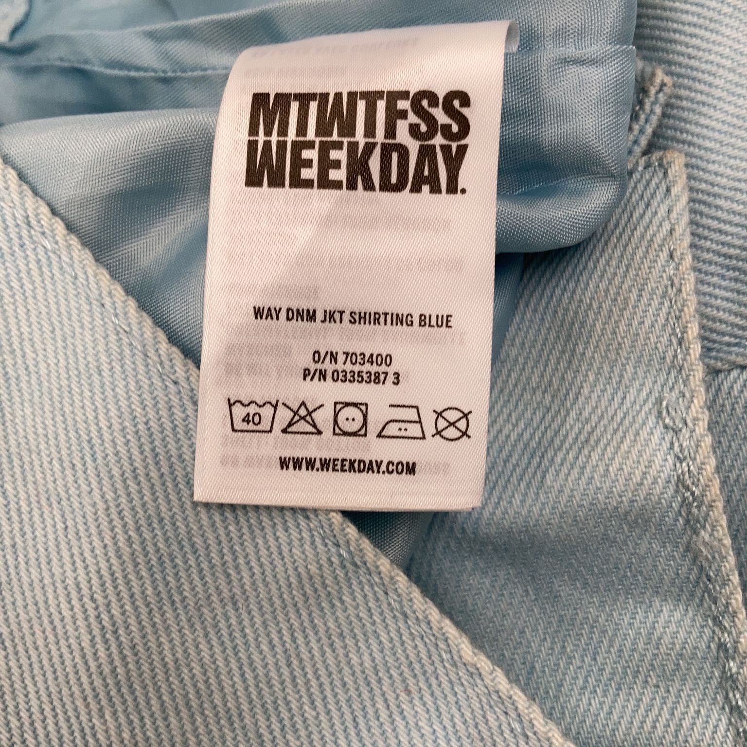 Mtwtfss Weekday