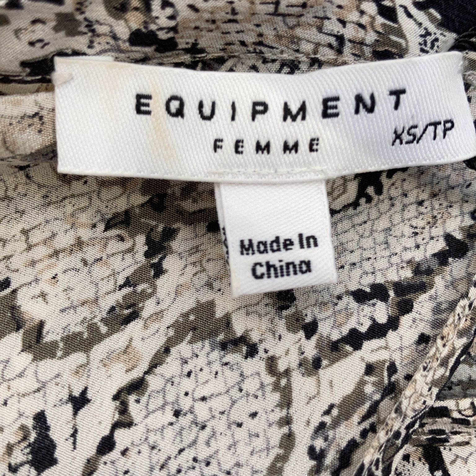 Equipment Femme