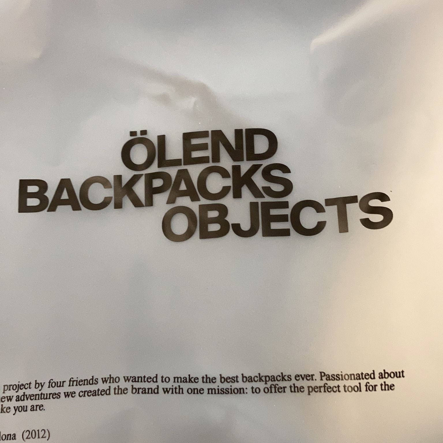 Ölend Backpacks