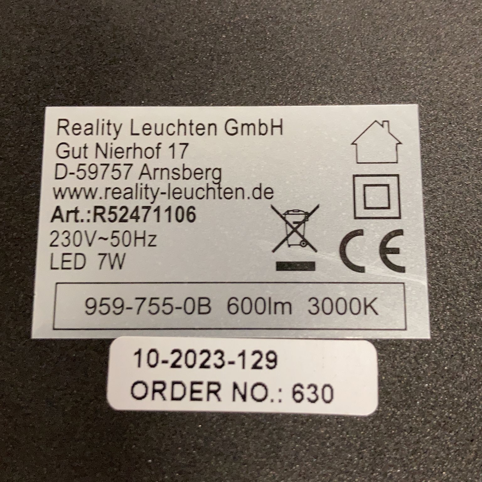 Reality Leuchten