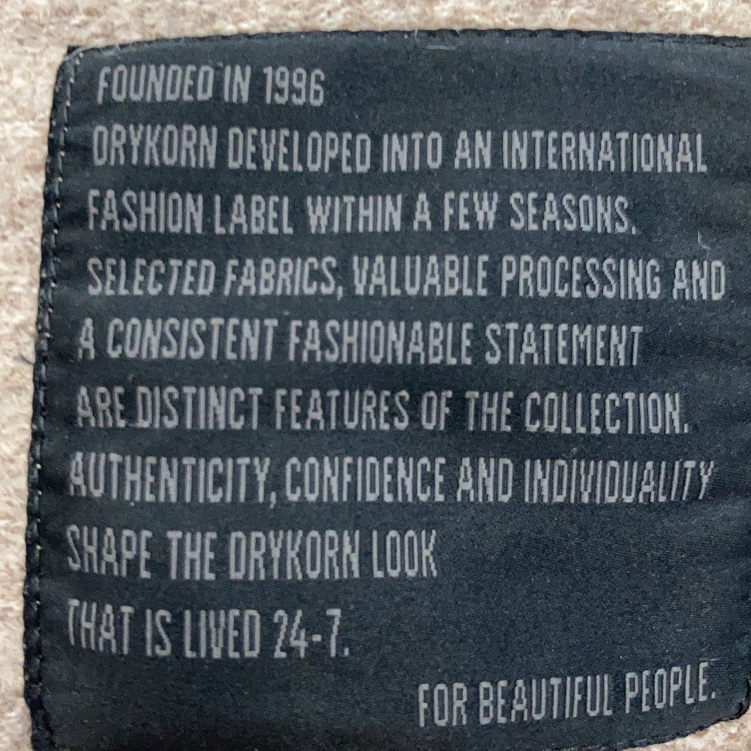 Drykorn for Beautiful People