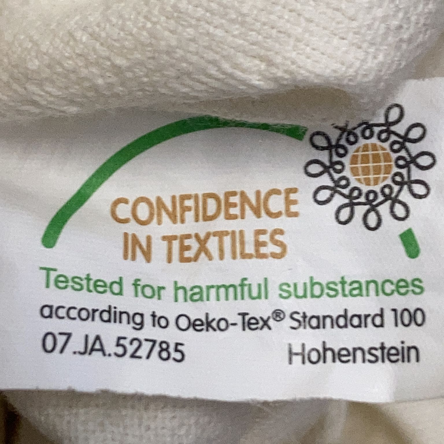 Confidence in Textiles