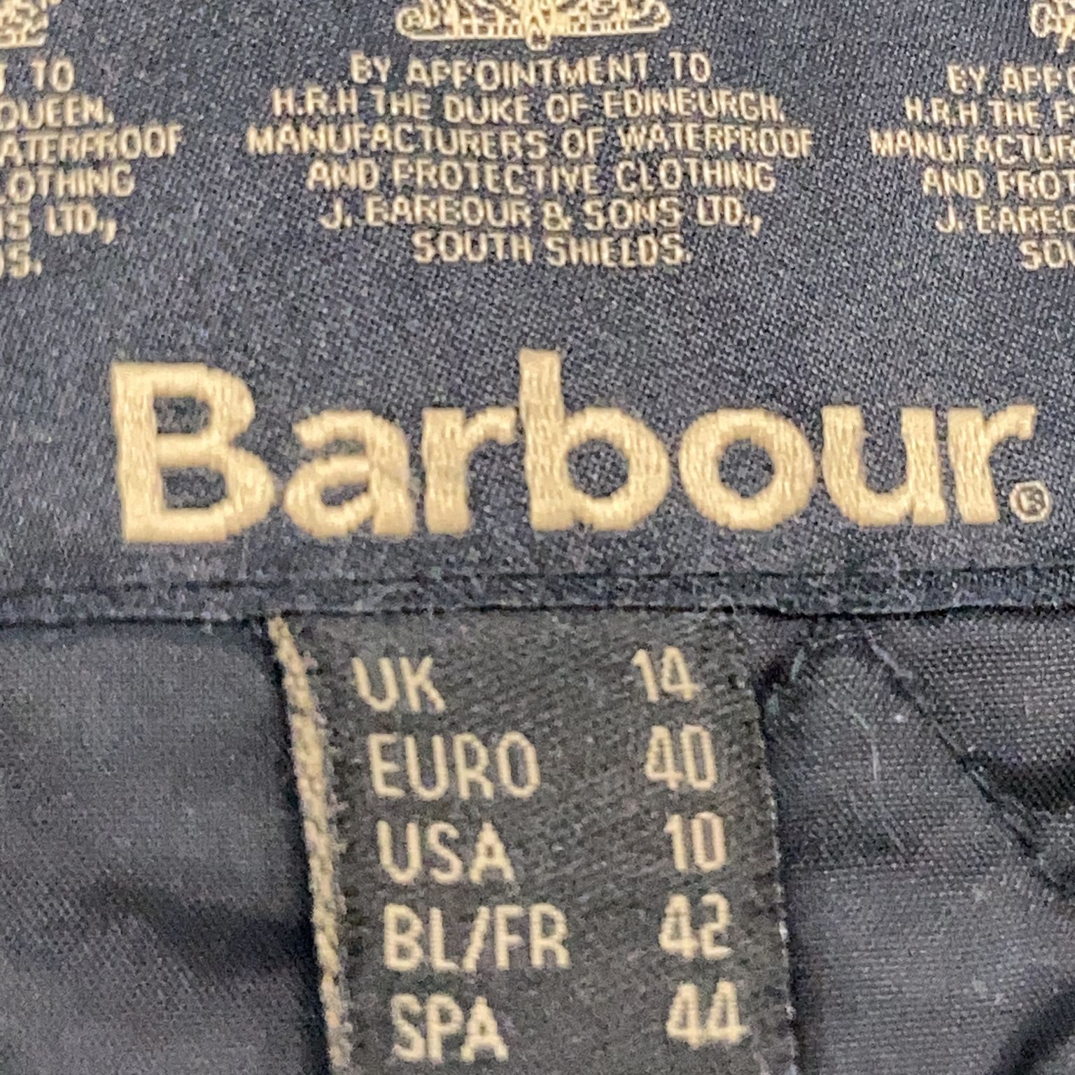 Barbour international