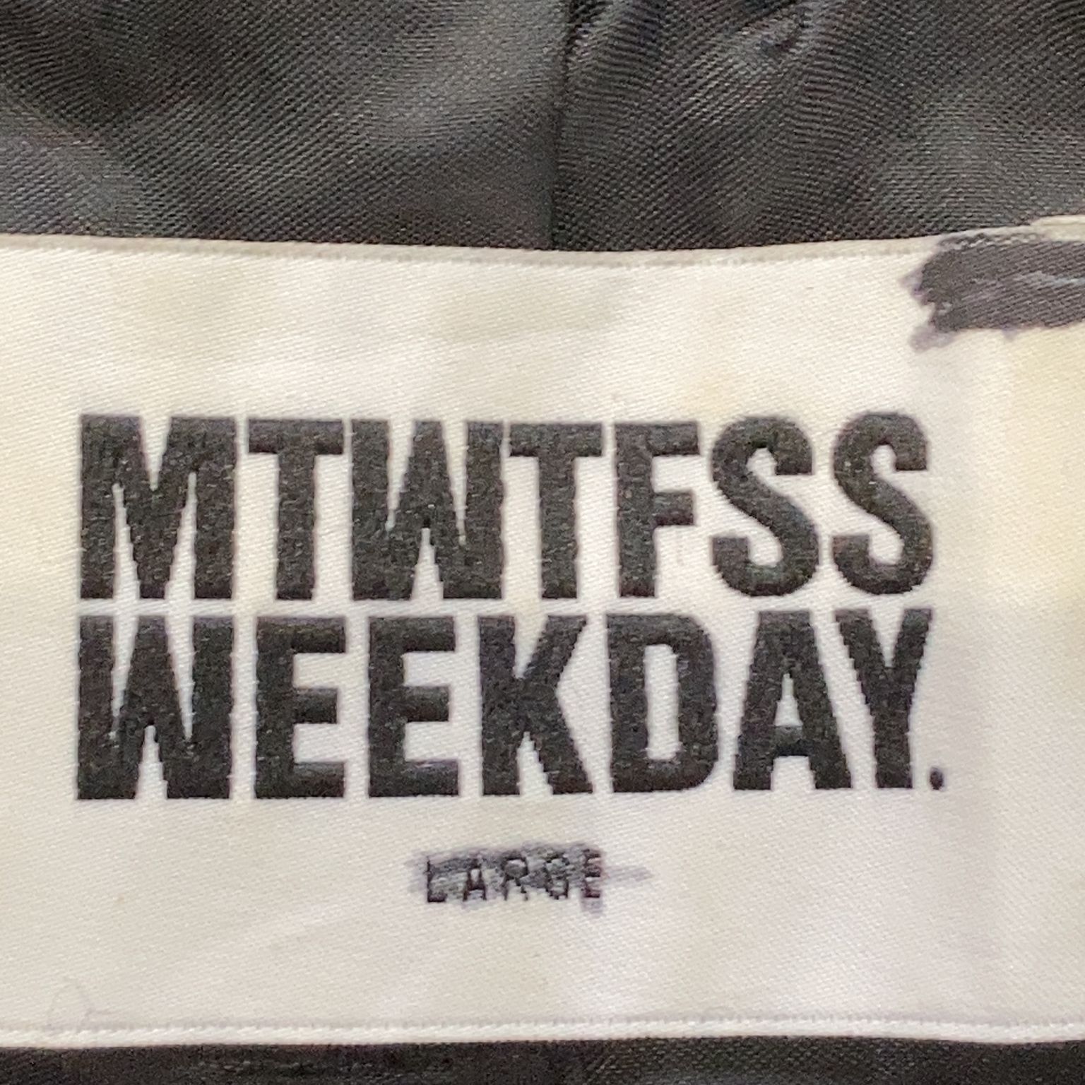 Mtwtfss Weekday