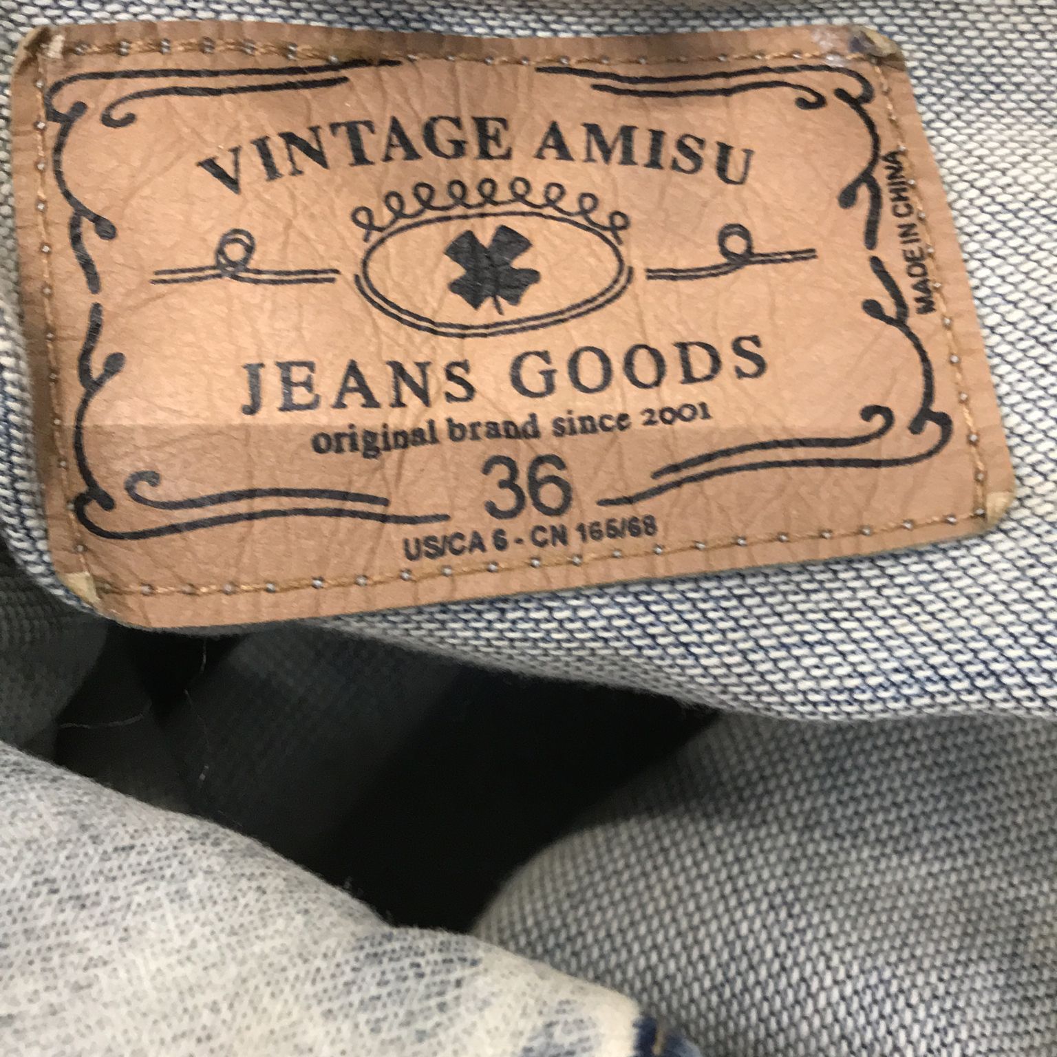 Vintage Amisu Denim Goods