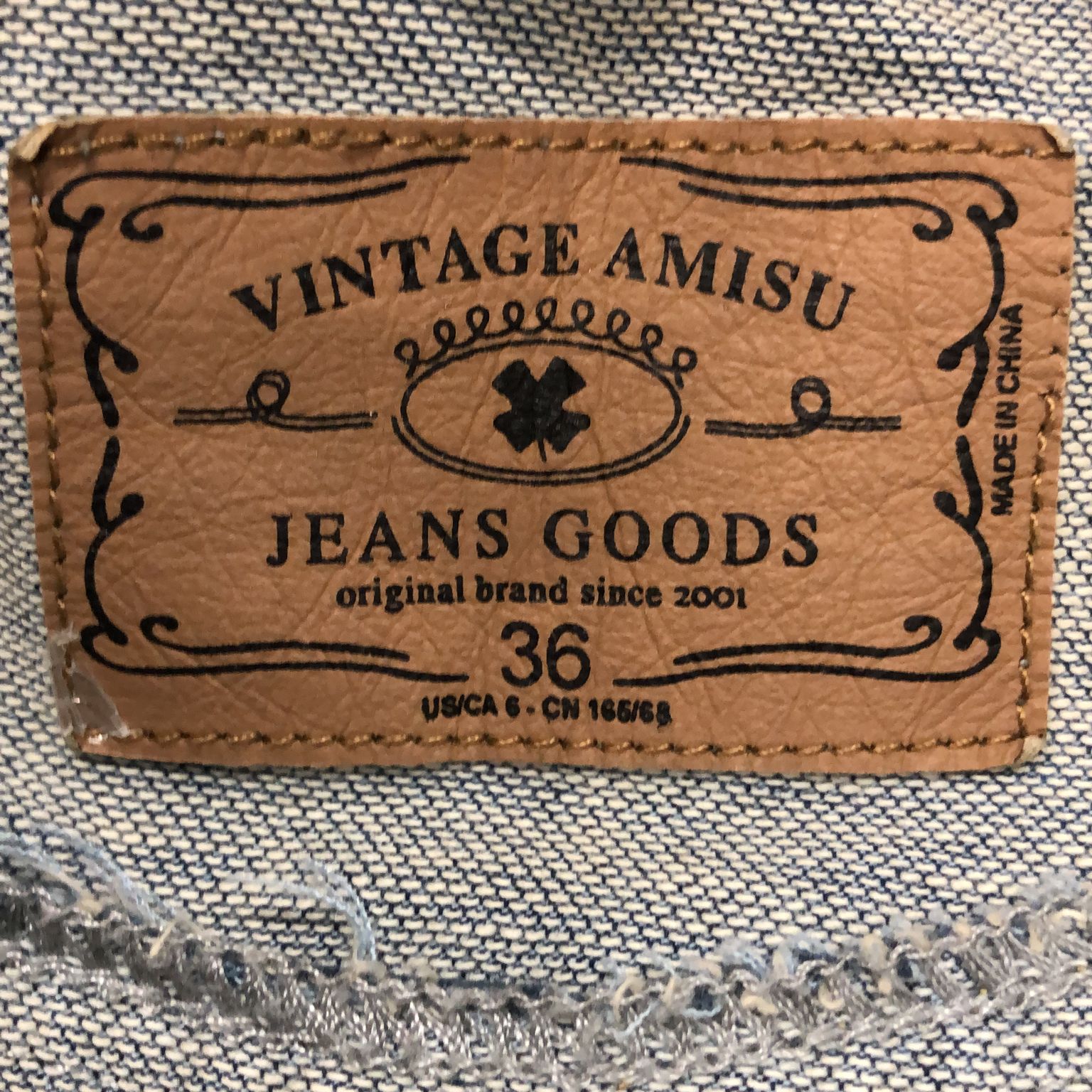 Vintage Amisu Denim Goods