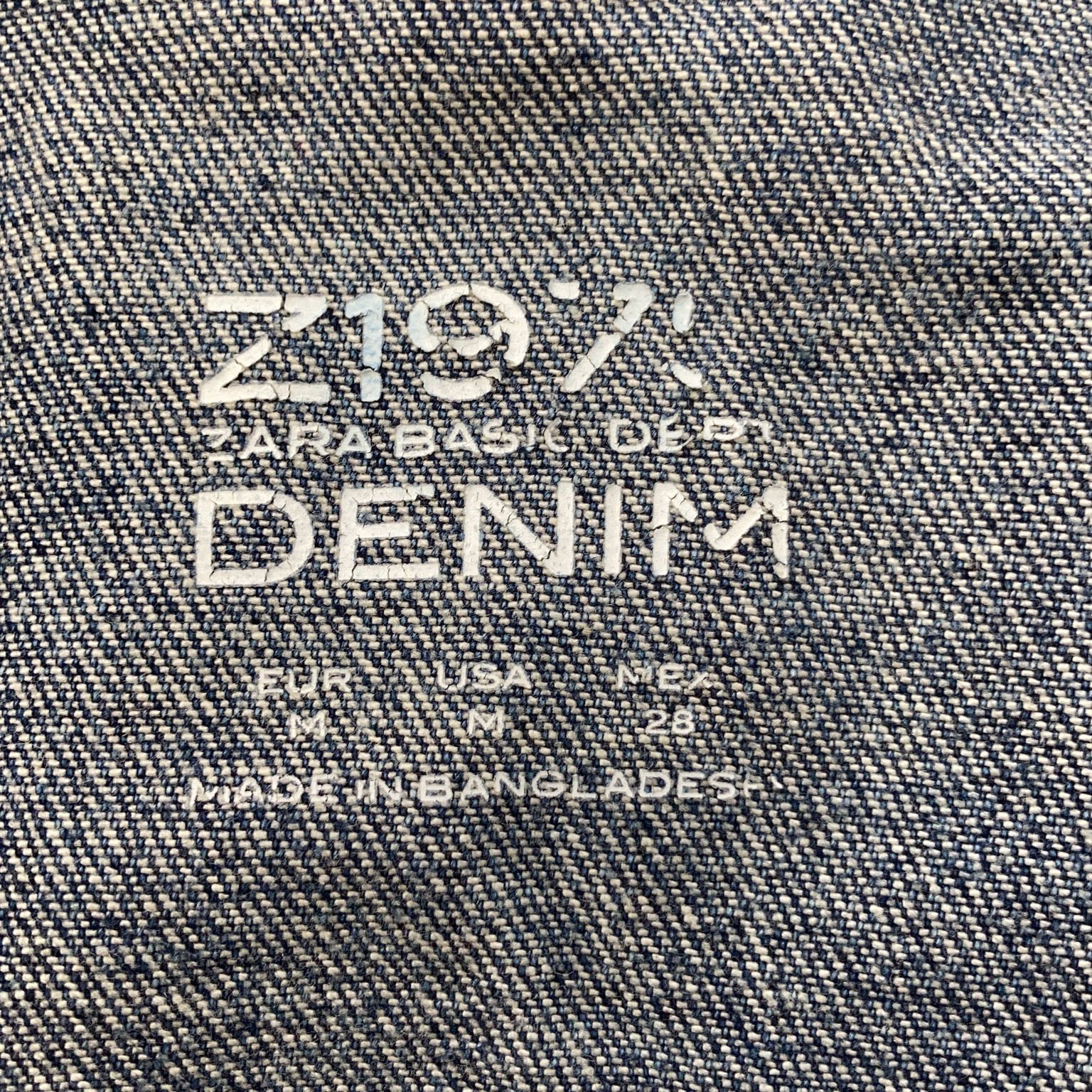 Zara Basic Z1975 Denim