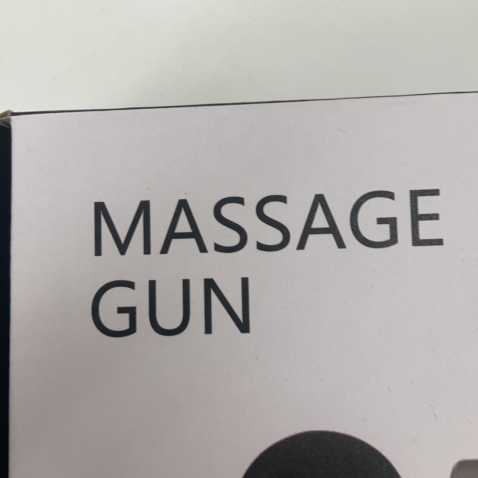 MASSAGE GUN