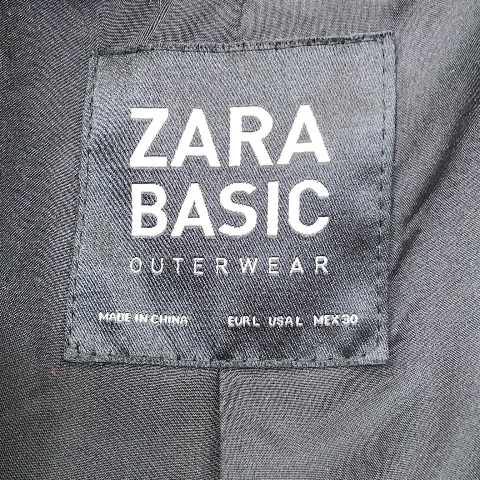 Zara Basic Outerwear