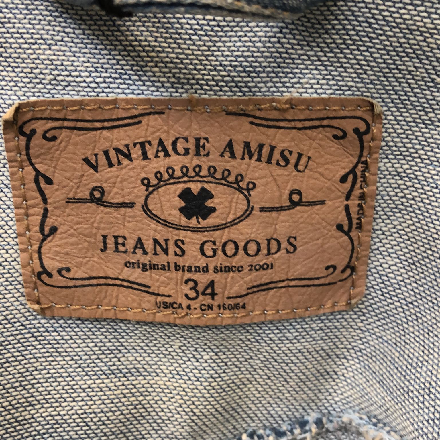 Vintage Amisu Denim Goods