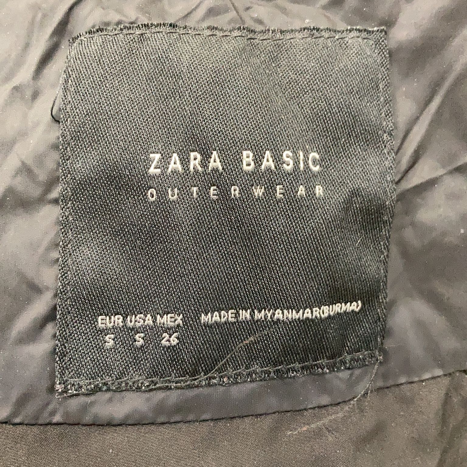 Zara Basic Outerwear