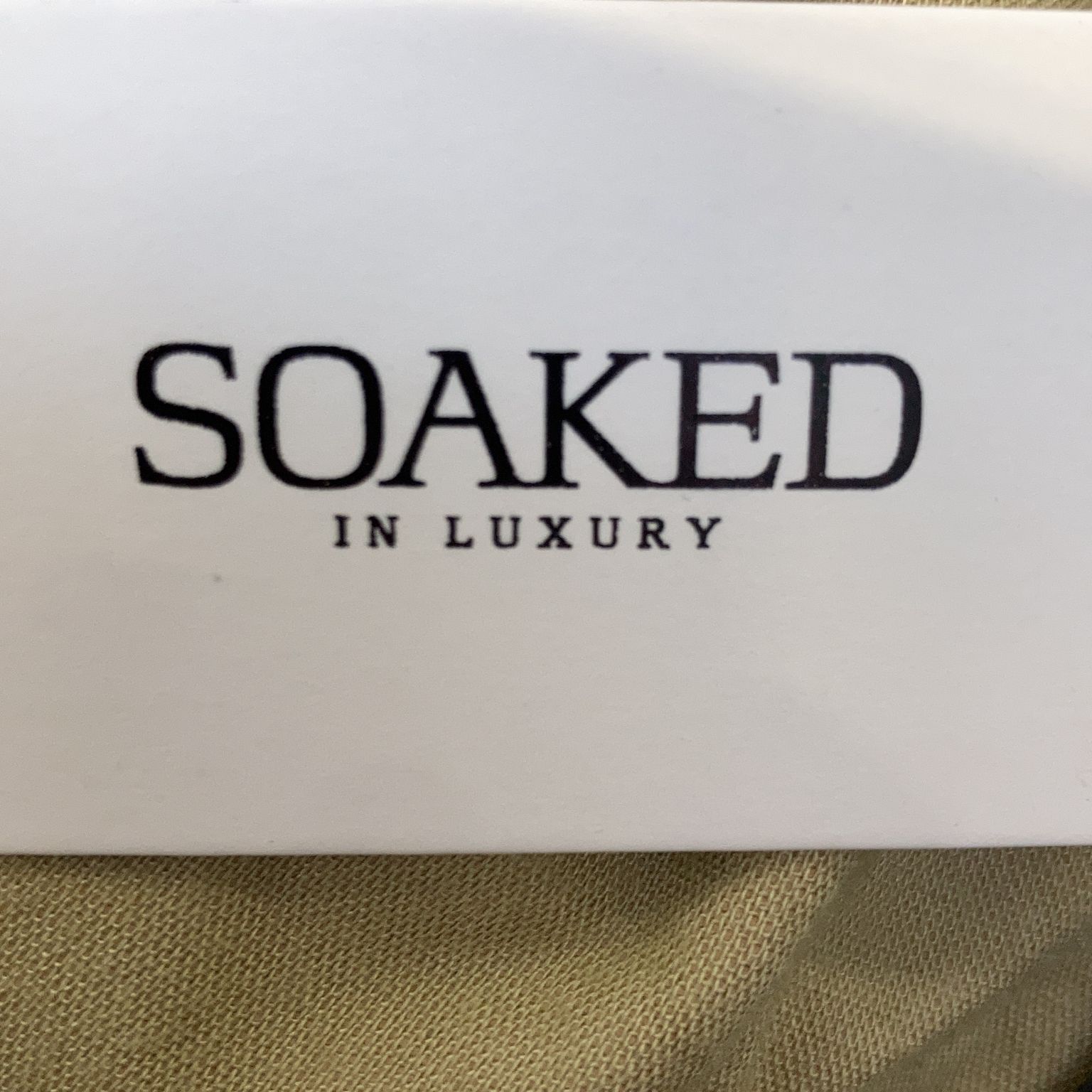 Soaked in Luxury