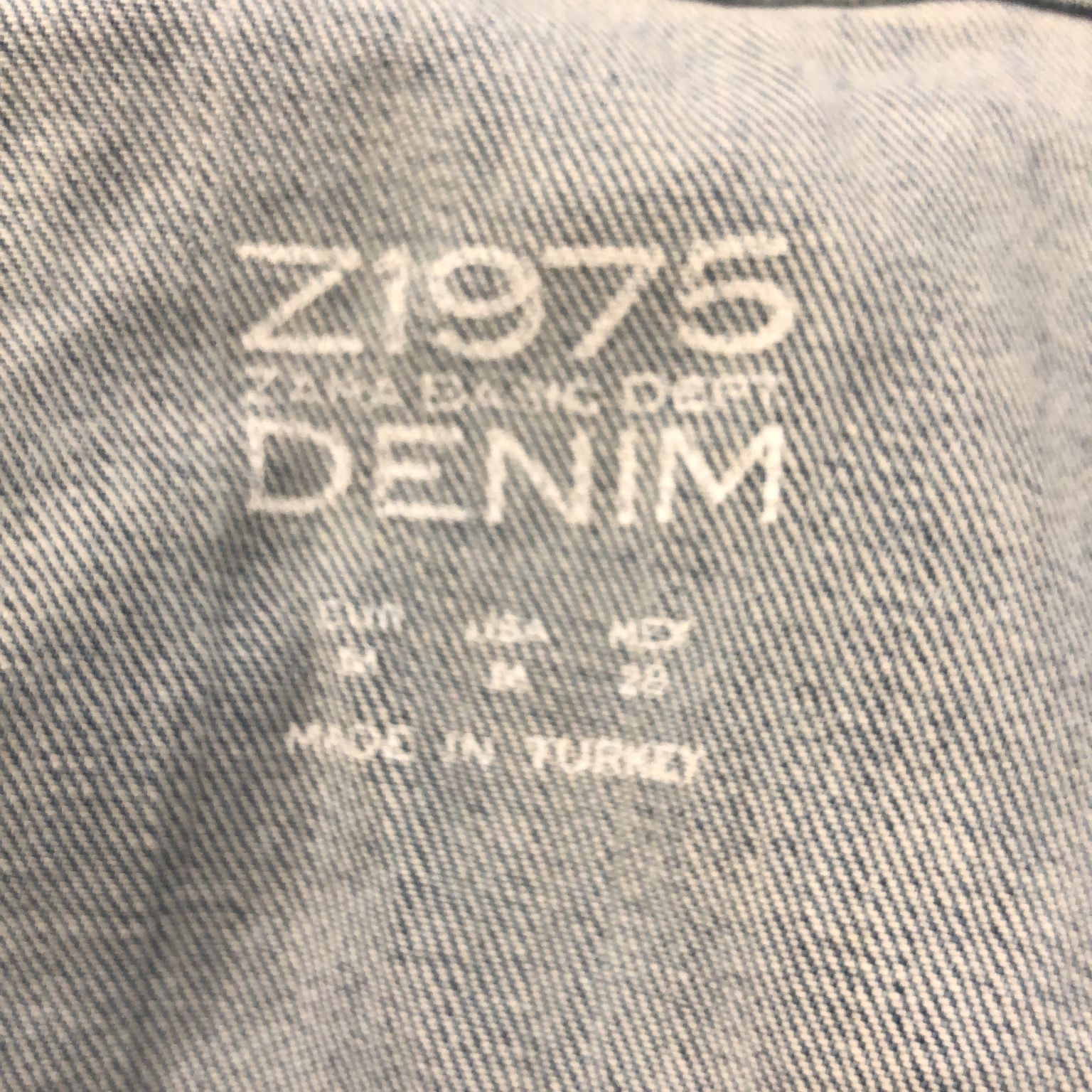 Zara Basic Z1975 Denim