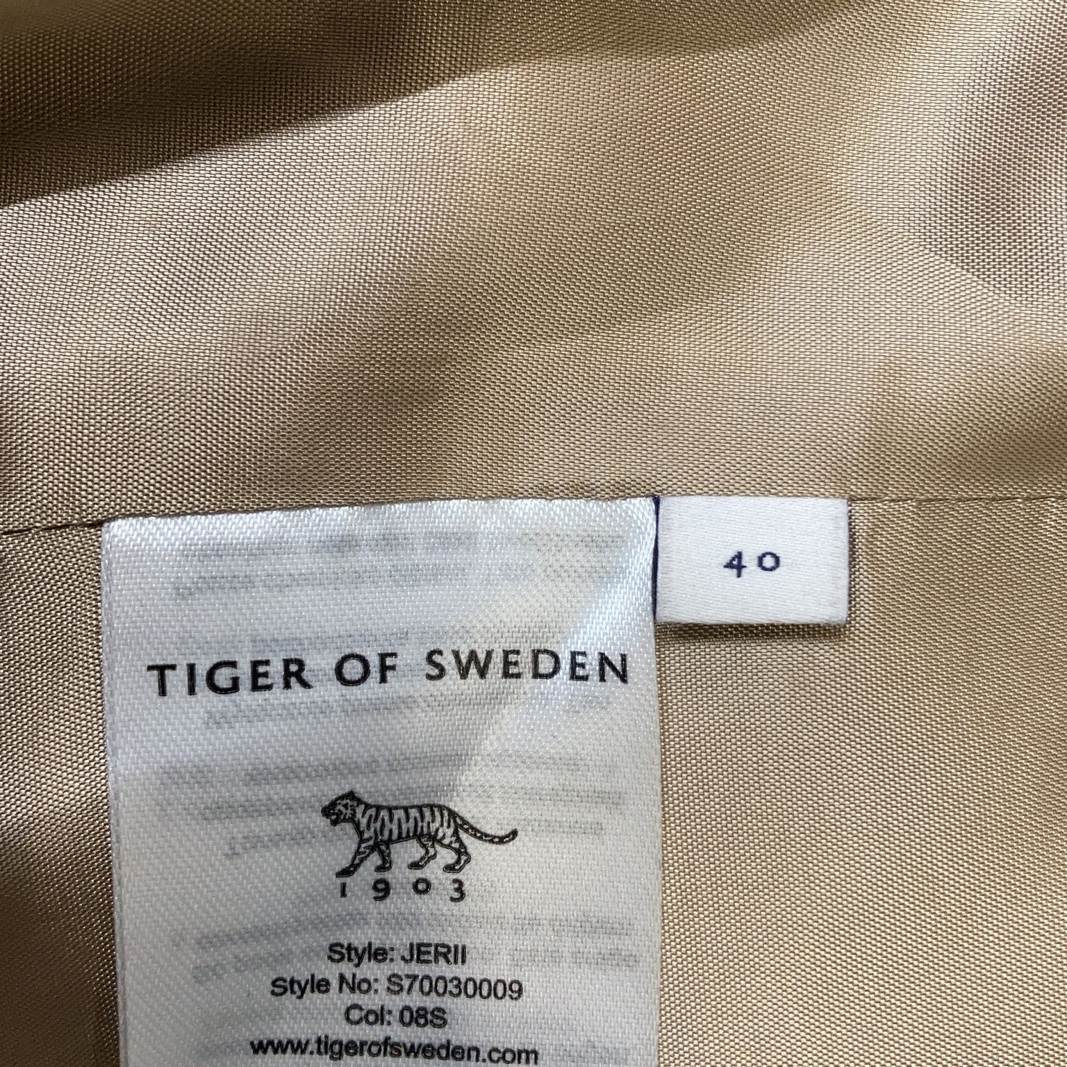 Tiger of Sweden