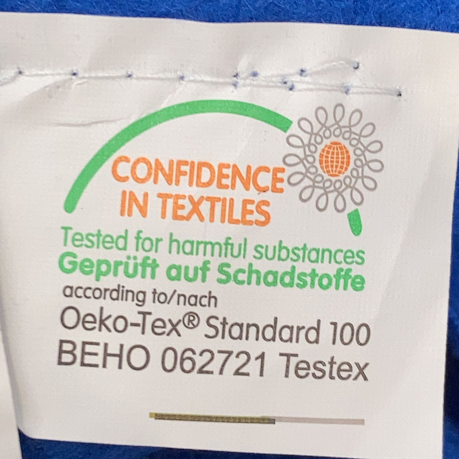 Confidence in Textiles