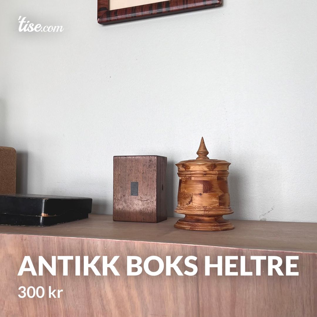 Antikk boks heltre