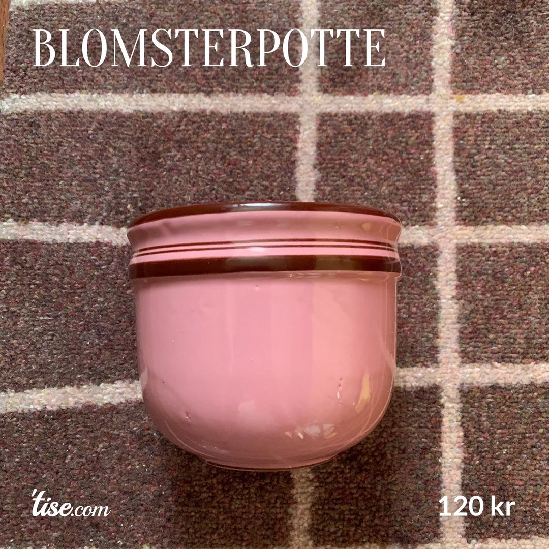 Blomsterpotte