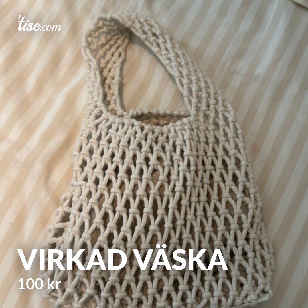 Virkad väska