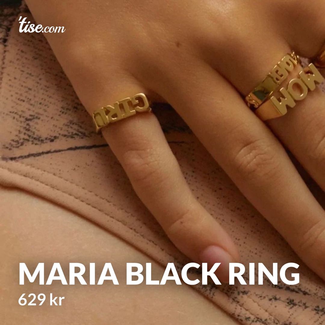 Maria Black Ring