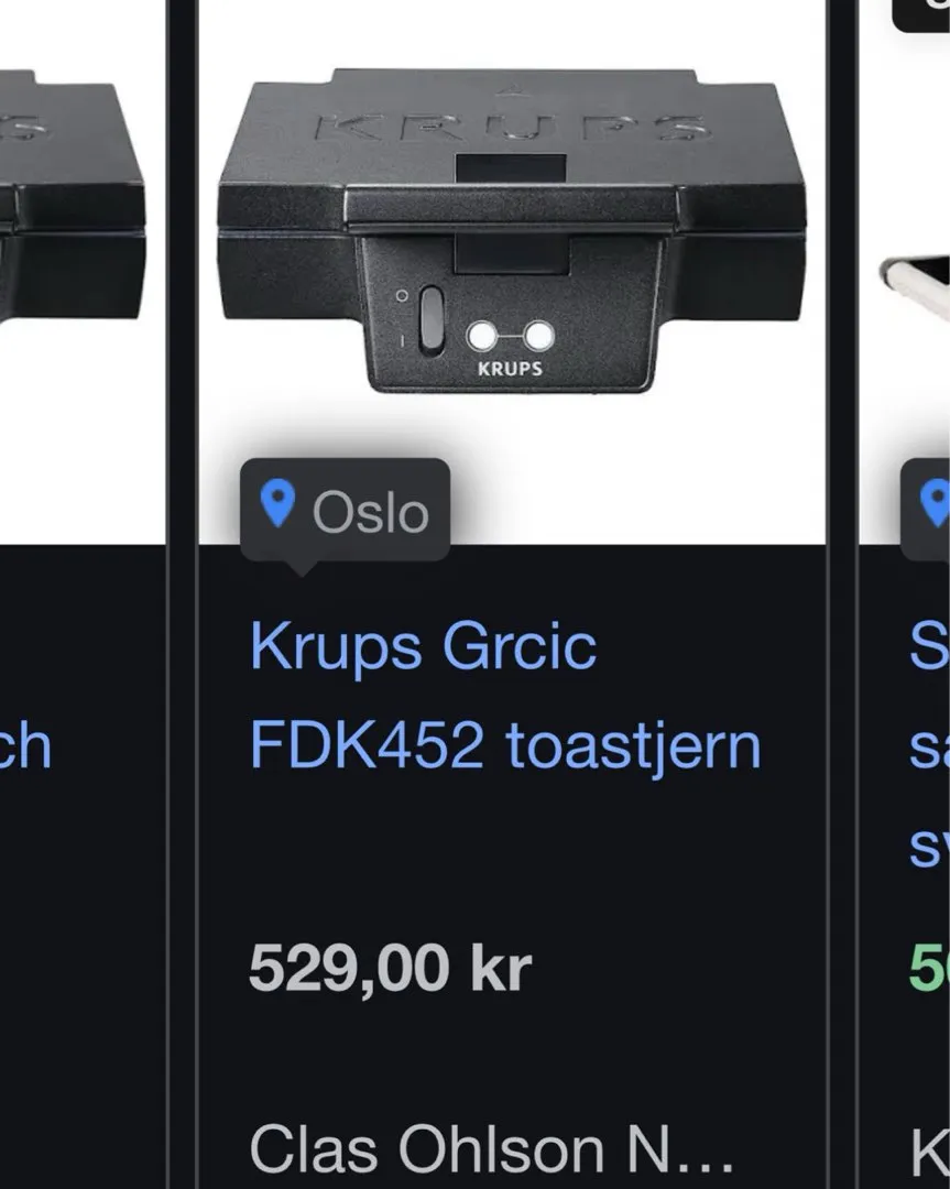 Krups toastjern