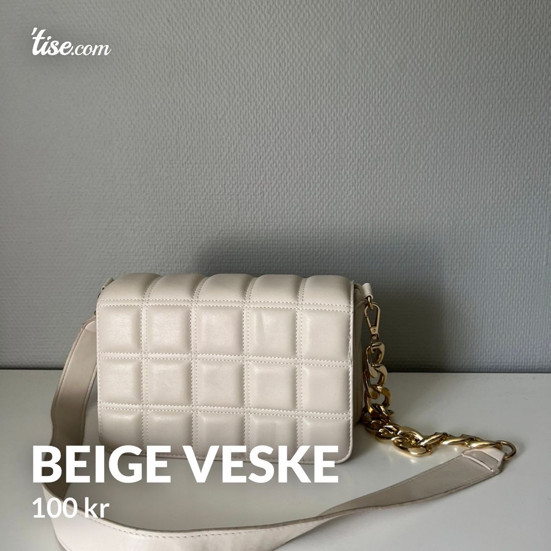 Beige veske