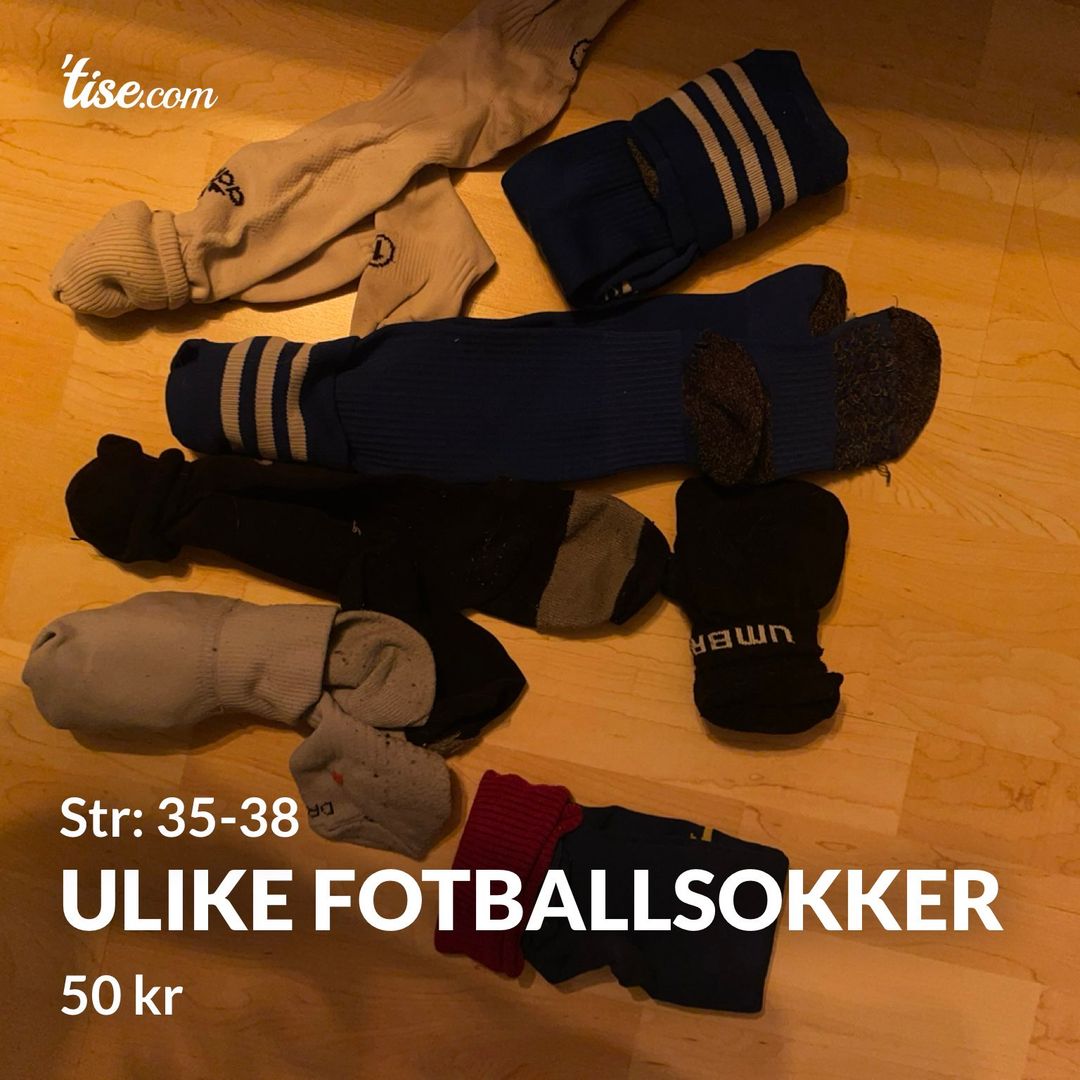 Ulike fotballsokker