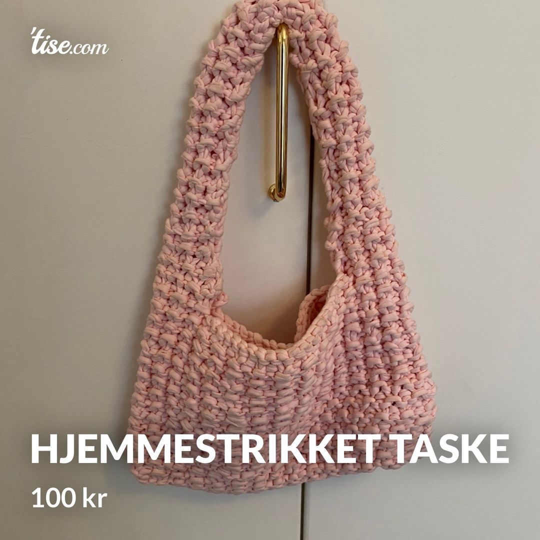 hjemmestrikket taske