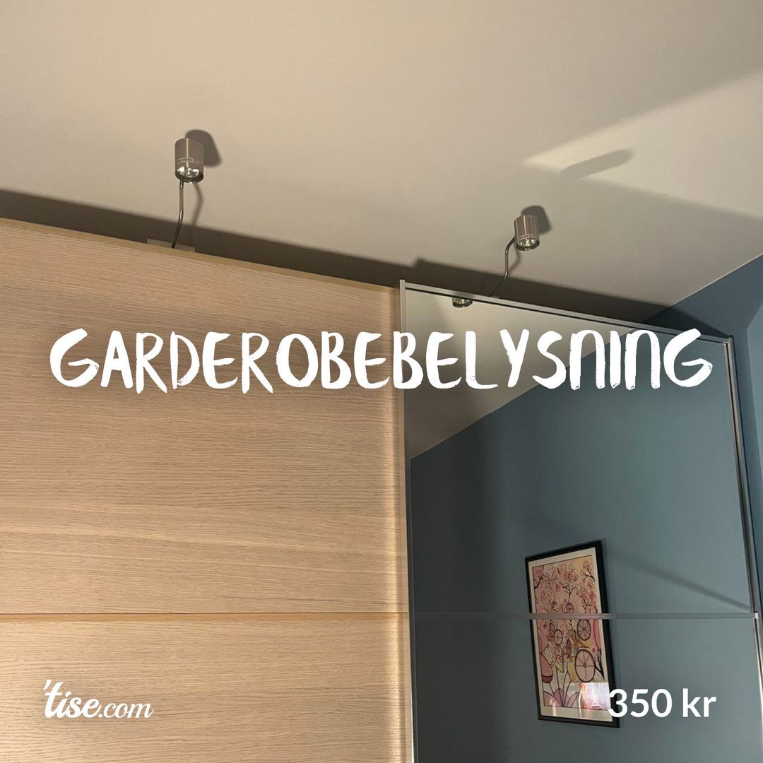 Garderobebelysning